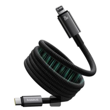 Baseus Magnetický nabíjecí kabel Tungsten USB-C/Lightning 1m 20W černý