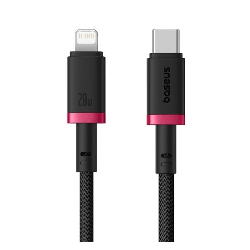 Baseus Rychlonabíjecí kabel Dura USB/Lightning 2m 20W červeno černý