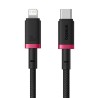 Baseus Rychlonabíjecí kabel Dura USB/Lightning 2m 20W červeno černý