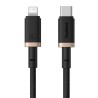 Baseus Rychlonabíjecí kabel Dura USB/Lightning 2m 20W černo zlatý