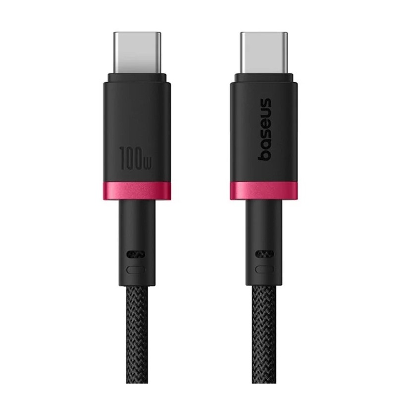 Baseus Rychlonabíjecí kabel Dura USB-C/USB-C 2m 100W červeno černý