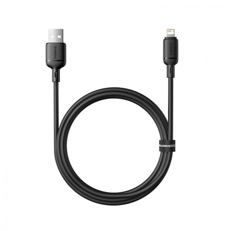 Baseus Rychlonabíjecí kabel Silky USB/Lightning 1m 2.4A černý