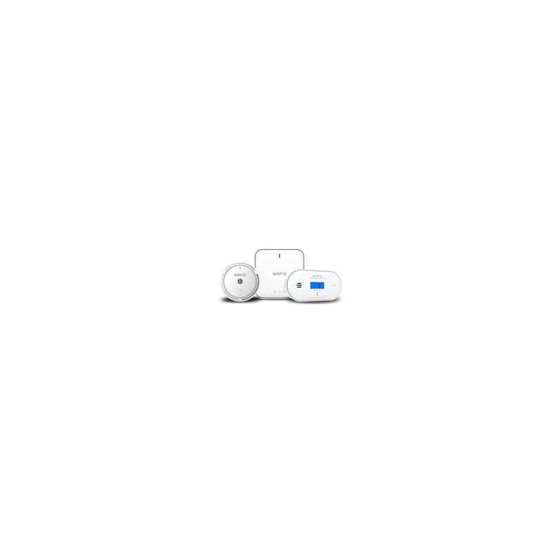 Safe S-FSC11-RF SET FIRE & CO - 1x SAFE50HUB-WRF, 1x SAFE10Y30-RF, 1x SAFE10YDCO-RF