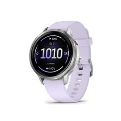BAZAR - Garmin Venu® 4 - 41 mm Silver / Periwinkle silikonový řemínek - Poškozený obal (Komplet)