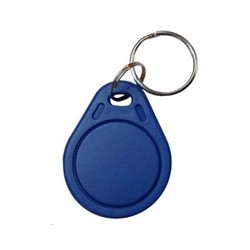Elatec RFID Unique čip, přívěsek na klíče, 125 kHz, modrý, Standard Temic/ISO11784/785