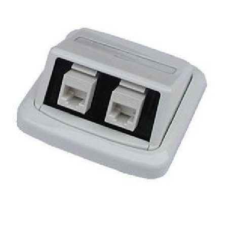 OPTIX UTP dvojzásuvka ABB TANGO 2xRJ45 cat.5e