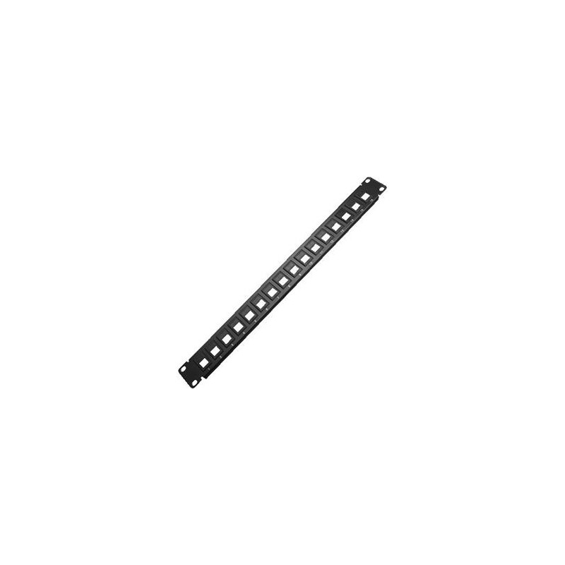 OPTIX UTP Patchpanel, neosazený, 1U, 16-Port