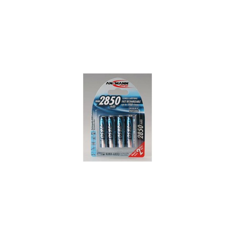 Ansmann akumulátor AA NiMH 2850 mAh (4 ks)