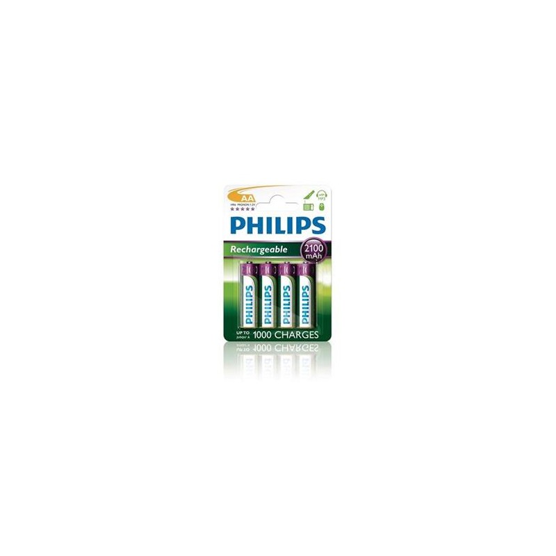 Philips baterie AA 2100mAh MultiLife, NiMh - 4ks