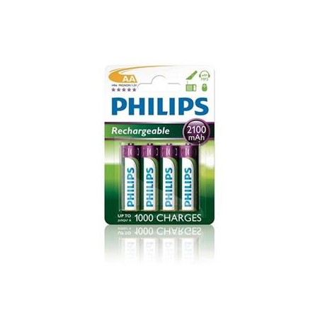 Philips baterie AA 2100mAh MultiLife, NiMh - 4ks