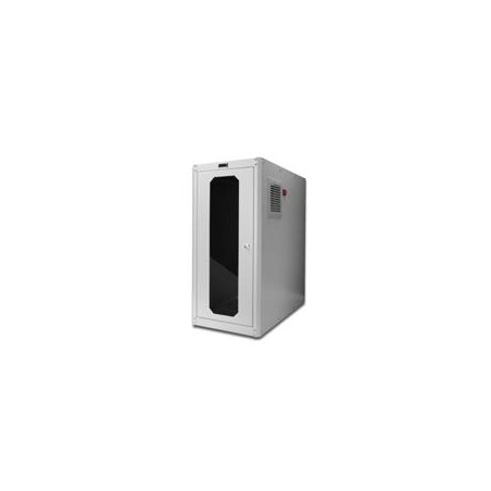Digitus Pouzdro na počítač s nivelačními patkami, IP54 rozmery vnější 670x300x650 mm. vnitřní 581x292x550mm, skleněné dveře