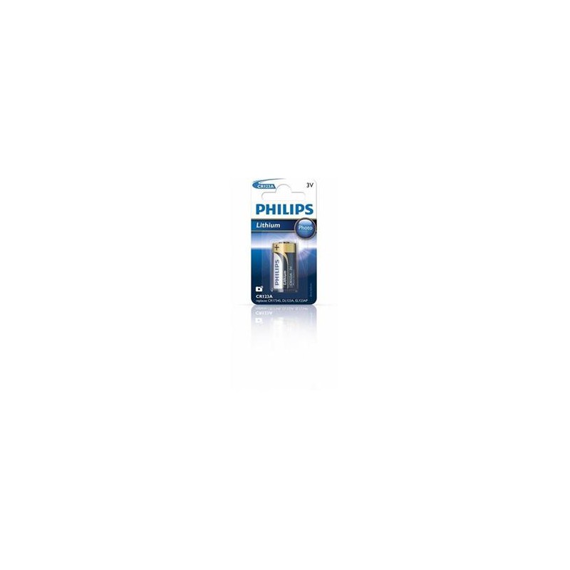Philips baterie CR123A - 1ks