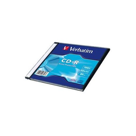 VERBATIM CD-R 700MB, 52x, slim case 200 ks