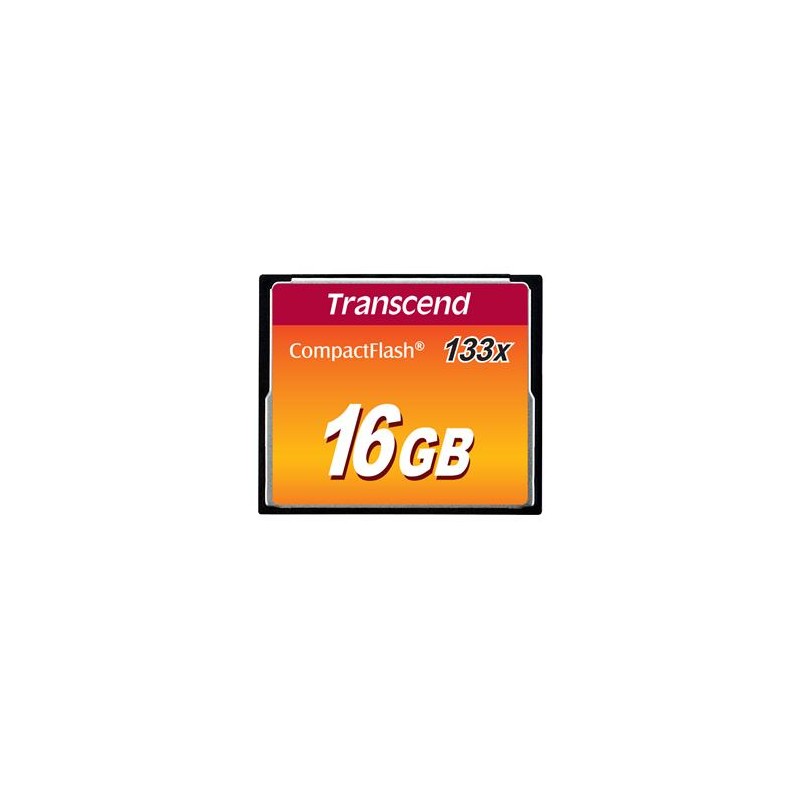 Transcend 16GB CF (133X) paměťová karta (MLC)