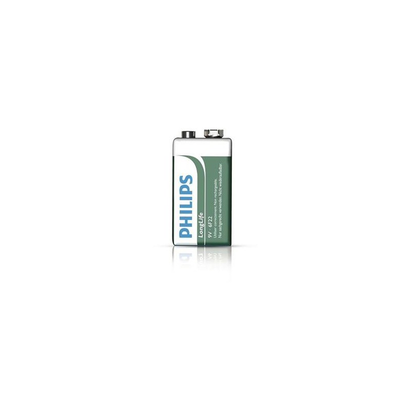 Philips baterie 9V LongLife zinkochloridová - 1ks