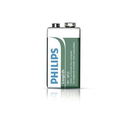 Philips baterie 9V LongLife zinkochloridová - 1ks