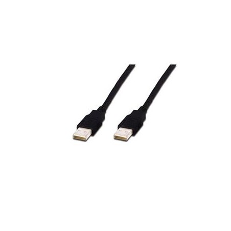 Digitus USB kabel A/samec na A/samec, černý, Měď, 3m