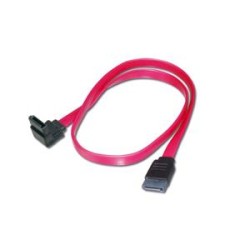 Digitus SATA II/III připojovací kabel, L-typ ,90° úhlový - rovný 0,5m