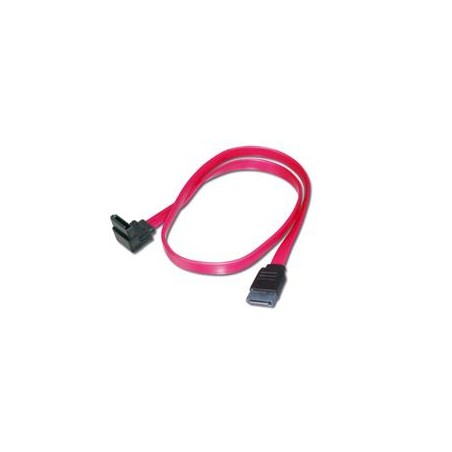 Digitus SATA II/III připojovací kabel, L-typ ,90° úhlový - rovný 0,5m