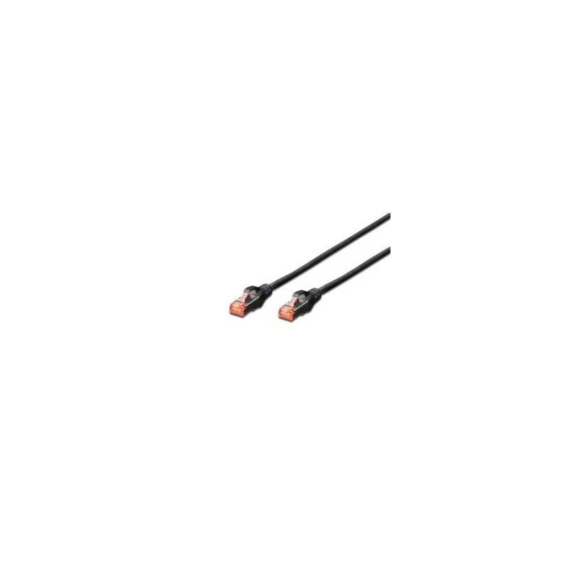 Digitus Patch Cable,S-FTP, CAT 6, AWG 27/7, LSOH, Měď, černý 2m