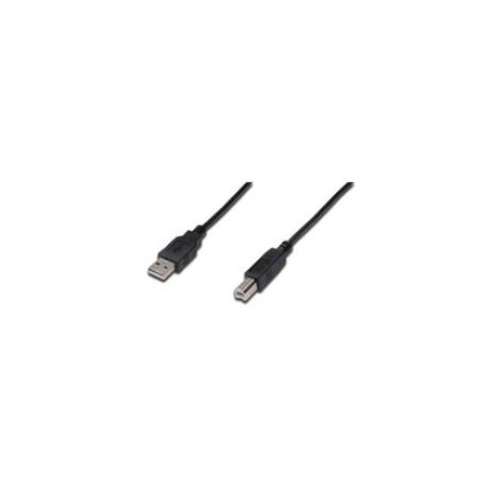 Digitus Připojovací kabel USB 2.0, typ A - B M / M, 5,0 m, černý