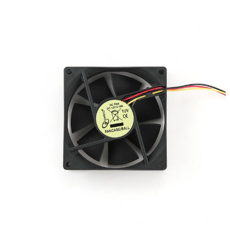Gembird Chladič ventilátor do skříně 80x80 kuličkové ložisko