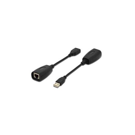 DIGITUS USB Extender, USB 1.1, prez Cat 5, 5e nebo Cat 6 UTP kabel, až 45 m / 150 ft