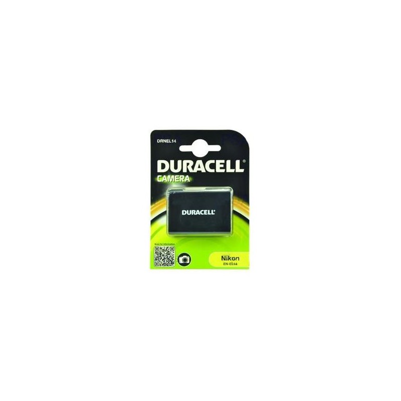 DURACELL Baterie - DRNEL14 pro Nikon EN-EL14, černá, 950 mAh, 7.4 V