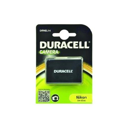 DURACELL Baterie - DRNEL14 pro Nikon EN-EL14, černá, 950 mAh, 7.4 V