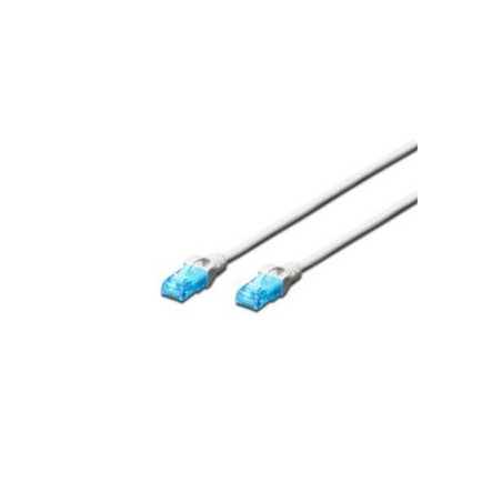 Digitus Ecoline Patch Cable, UTP, CAT 5e, AWG 26/7, bílý 5m, 1ks