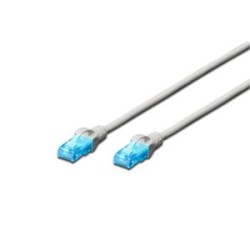 Digitus Ecoline Patch Cable, UTP, CAT 5e, AWG 26/7, šedý 10m, 1ks