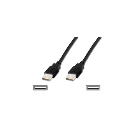 Digitus USB kabel A/samec na A/samec, černý, Měď, 5m