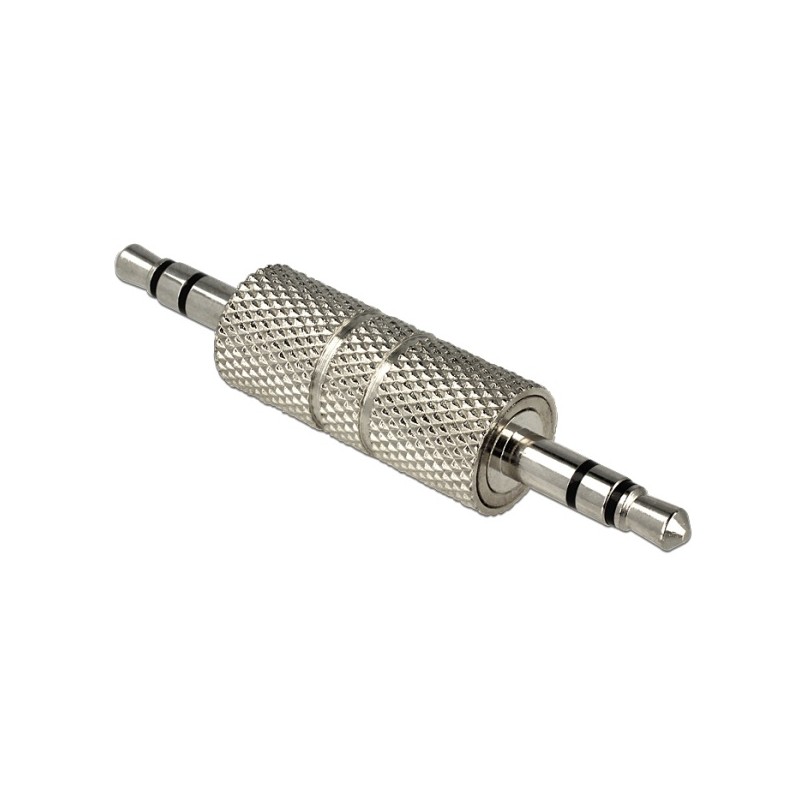 Delock Adapter Audio Stereo jack 3.5 mm male 3.5 mm 3 pin male