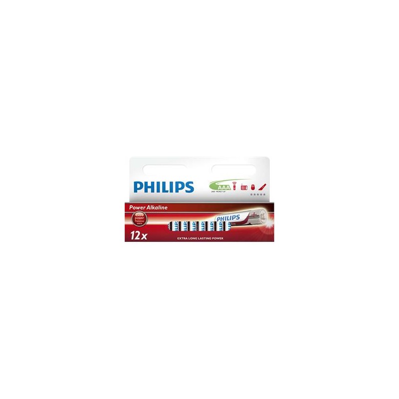 Philips baterie AAA Power Alkaline - 12ks