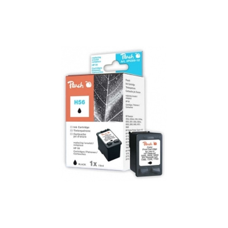 PEACH kompatibilní cartridge HP C6656A No.56, Black, 23 ml