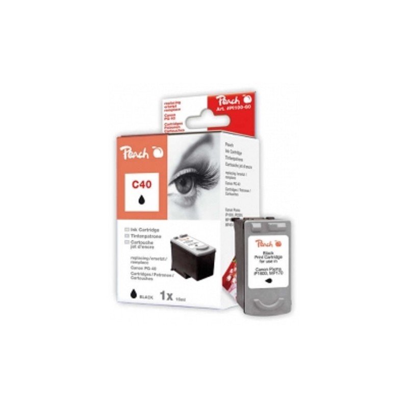 PEACH kompatibilní cartridge Canon PG-40, Black, 23 ml