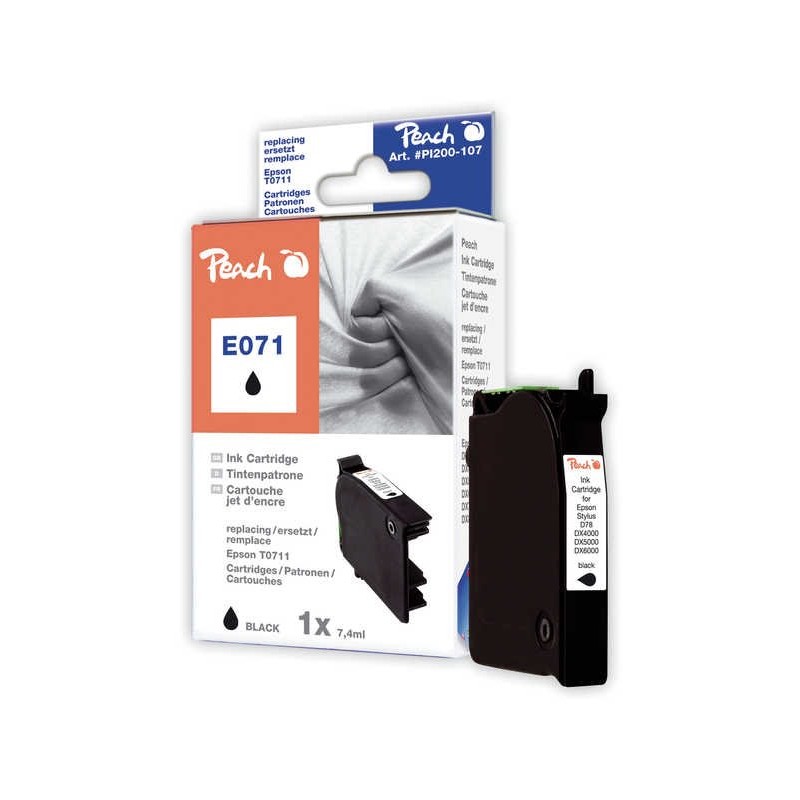 PEACH kompatibilní cartridge Epson T0891, Black, 8,1 ml