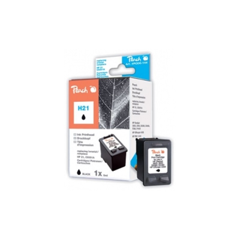 PEACH kompatibilní cartridge HP C9351AE, No. 21XL, Black, 21 ml