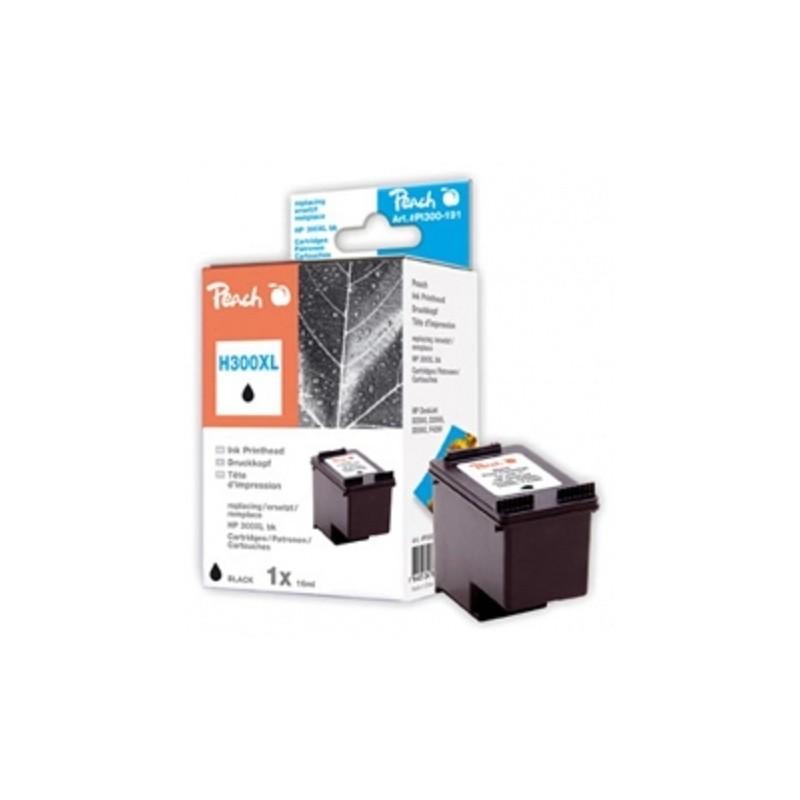 PEACH kompatibilní cartridge HP CC641E No.300, Black, 19 ml
