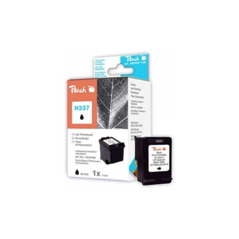PEACH kompatibilní cartridge HP C9364E No.337, Black, 19 ml