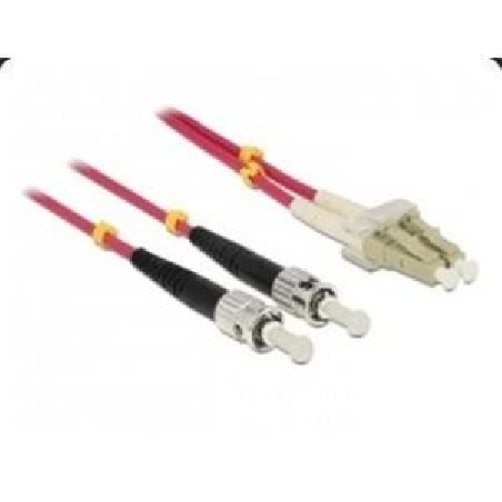 OPTIX LC-ST Optický patch cord 50/125 15m OM4 Duplex