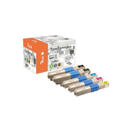 PEACH kompatibilní toner OKI 44469704-9803 MultiPack Plus, 2x3500, 3x2000 str.