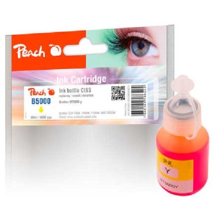 PEACH kompatibilní cartridge Brother CISS BT5000, yellow, PI500-183, 50ml
