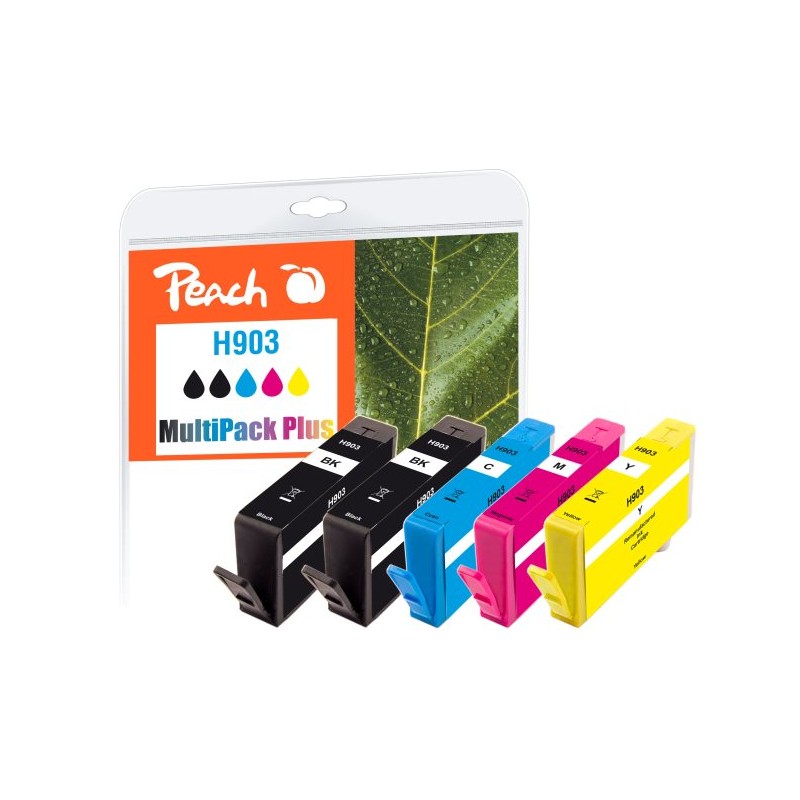 PEACH kompatibilní cartridge HP No. 903, Multi-Pack-Plus, 2x bk, 1x c,m,y
