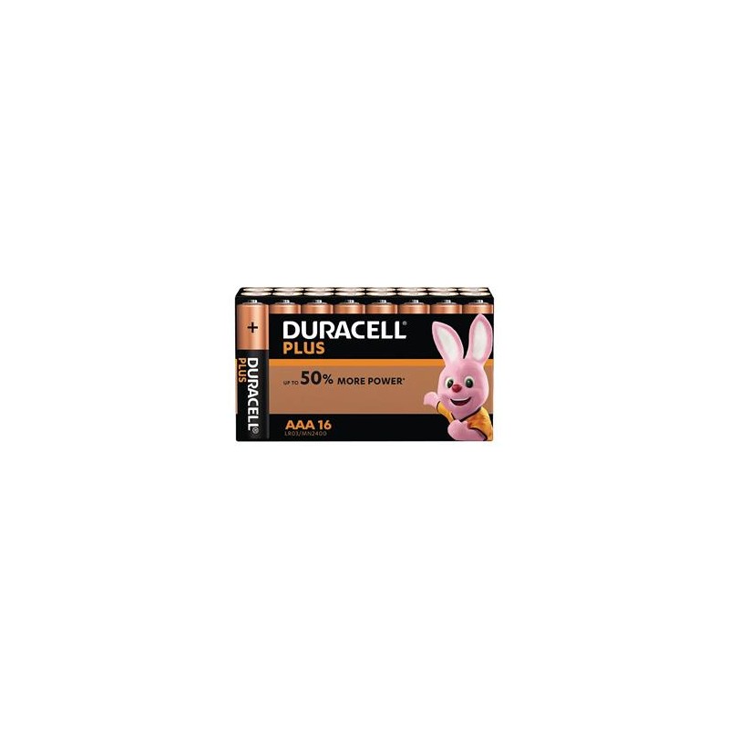 Duracell MN2400B16 Duracell Plus AAA 16 Pack