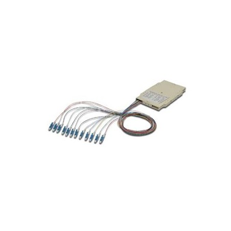Digitus FO sestřihová kazeta s 12 barevnými pigtaily LC (APC), SM OS2 09/125 µ, LSZH