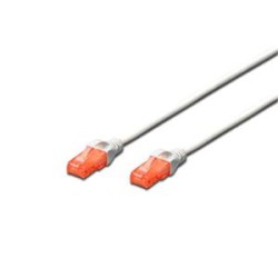 Digitus CAT 6 S-FTP patch cable, Cu, LSZH AWG 27/7, length 0.5 m, color white