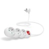 CONNECT IT prodlužovací kabel 230 V, 3 zásuvky, 1,5 m, s vypínačem (bílý) CI1288