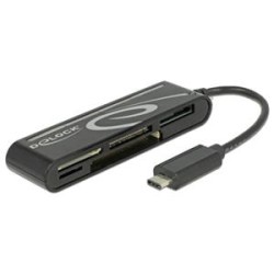 Delock USB 2.0 čtečka karet USB Type-C samec 5 slotů
