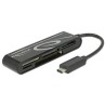 Delock USB 2.0 čtečka karet USB Type-C samec 5 slotů